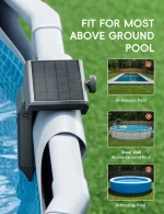 Poolside Solar Light For above ground Metal Frame Pool - Image 4