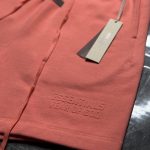 Essentials Men's Orange and Pink Shorts - Image 3
