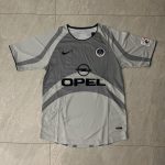 Nike Men's Grey and White Shirt