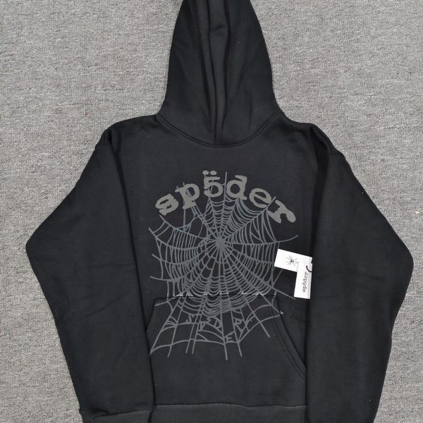 Spider Worldwide Men's Black Hoodie