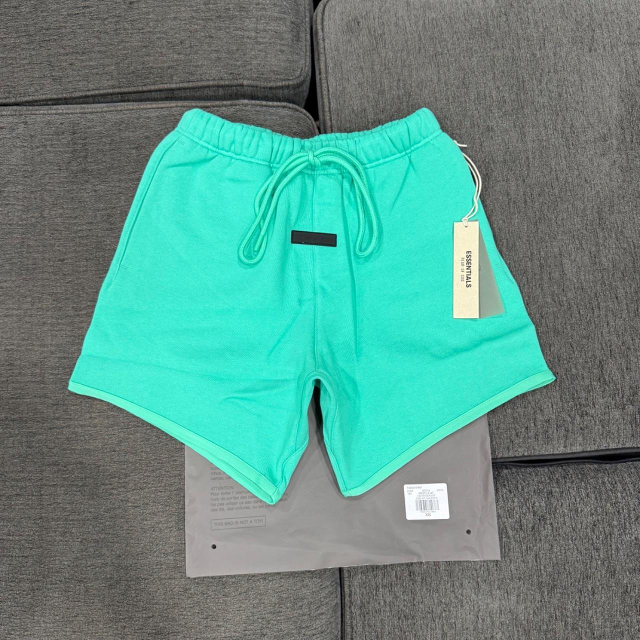 P0 Fear of God Men's Green and Blue Shorts - Image 1