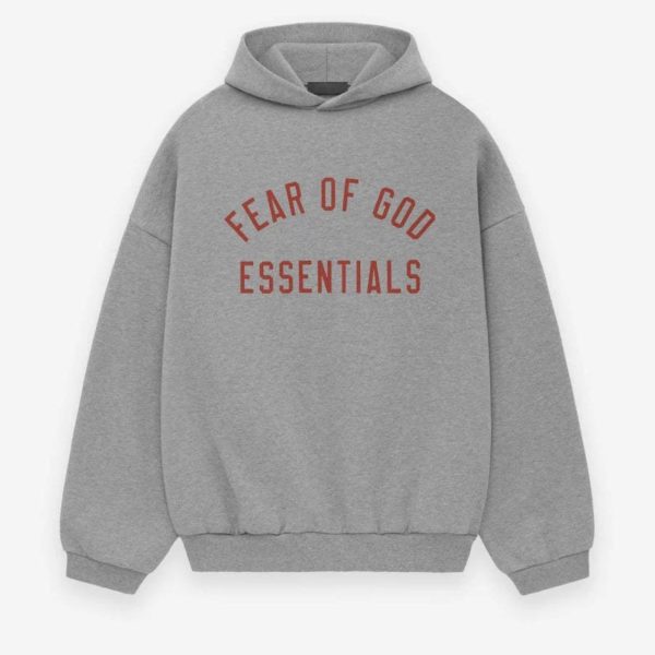 Fear of God Men's Grey Hoodie