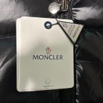 Moncler Men's Black and Navy Coat - Image 3