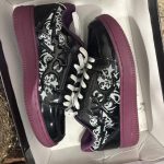 BAPE Men's Black and Purple Trainers