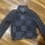 Louis Vuitton Men's Black and Navy Jacket - Image 2