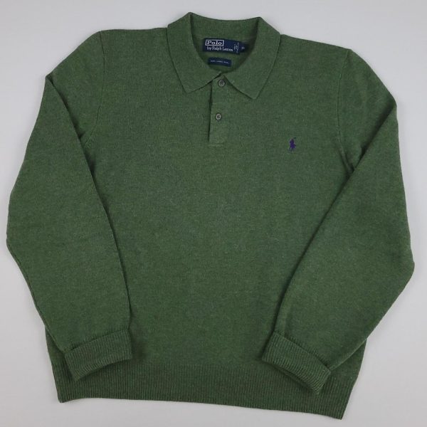 Polo Ralph Lauren Men's Green Jumper