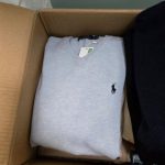 Polo Ralph Lauren Men's Blue and Grey Sweatshirt