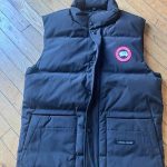 Canada Goose Men's Black and Grey Gilet