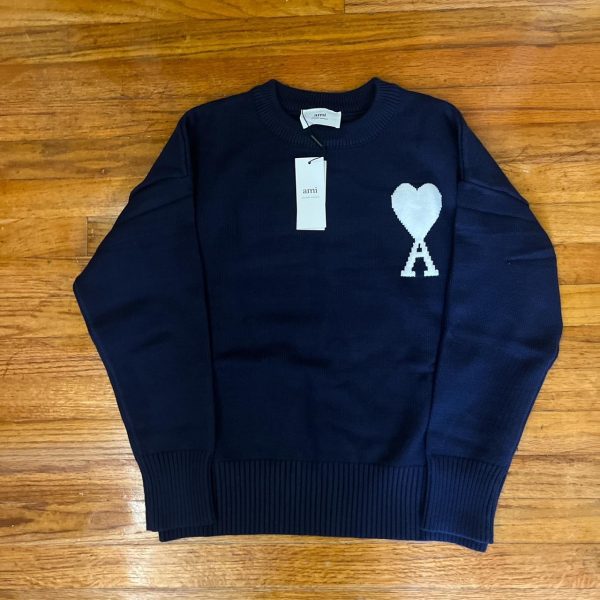 AMI Paris Men's Navy Sweatshirt