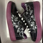 BAPE Men's Black and Purple Trainers - Image 2