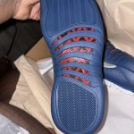 Jordan Men's White and Blue Trainers - Image 3