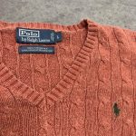 Polo Ralph Lauren Men's Orange Jumper - Image 3