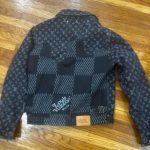 Louis Vuitton Men's Black and Navy Jacket - Image 3