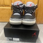 Jordan Men's Black and Grey Trainers - Image 4