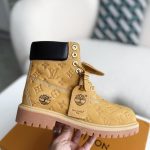 Louis Vuitton Men's Tan and Brown Boots - Image 4