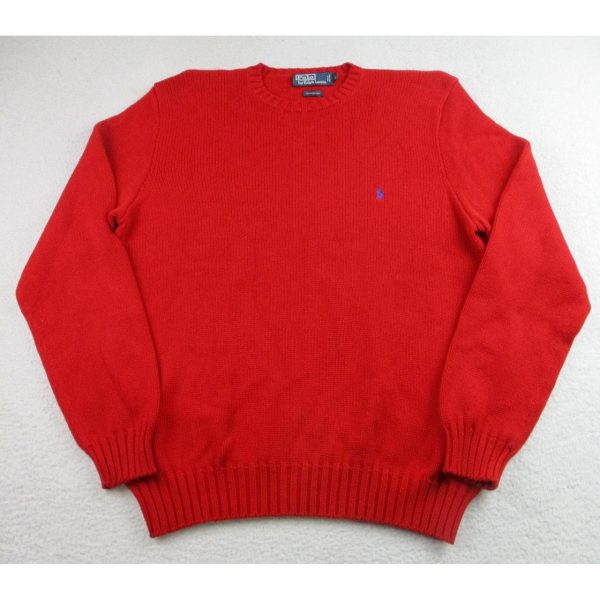 Polo Ralph Lauren Men's Red Jumper