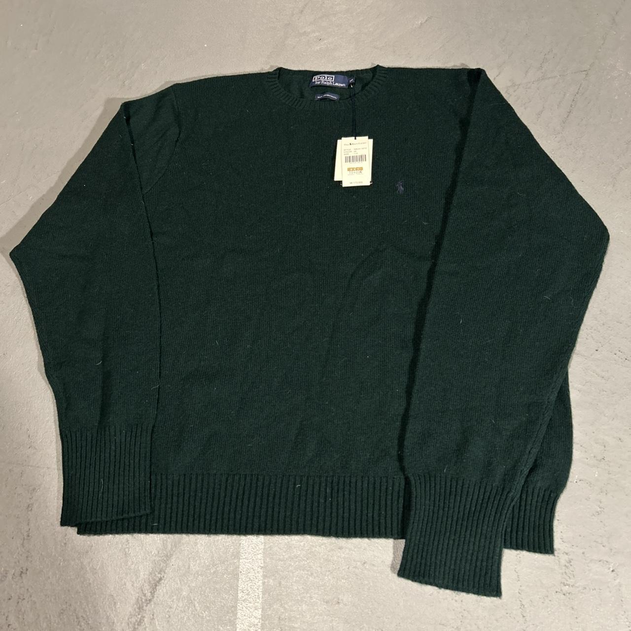P0 Polo Ralph Lauren Men's Green Jumper - Image 1