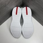 Prada Men's Grey and White Trainers - Image 7