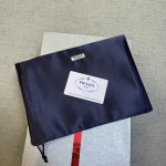 Prada Men's Black and Grey Trainers - Image 8