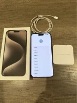 Apple iPhone 15 Pro Max 256 GB Natural Titanium (Unlocked) - Image 2