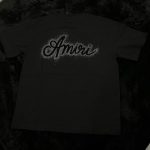 Amiri Men's Black and Grey T-shirt - Image 2