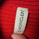 Moncler Men's Black and Red Hat - Image 3