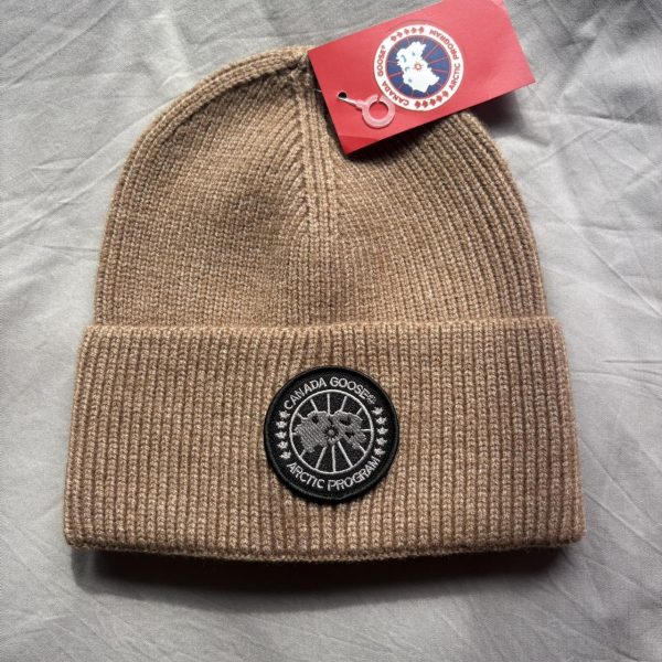 Men's Tan and Brown Hat