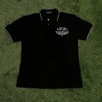 Amiri Men's Black Polo-shirts