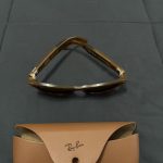 Ray-Ban Men's Tan and Brown Sunglasses - Image 2