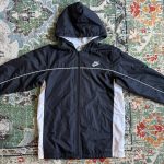 Nike Women's Black and Grey Jacket - Image 2