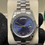 Men's Silver Watch - Image 2