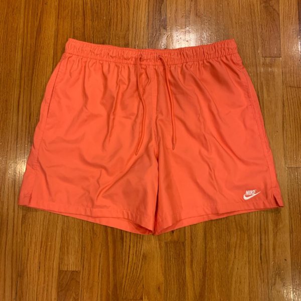 Nike Men's Orange and Pink Shorts