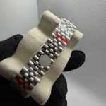 Men's Silver and Grey Watch - Image 5