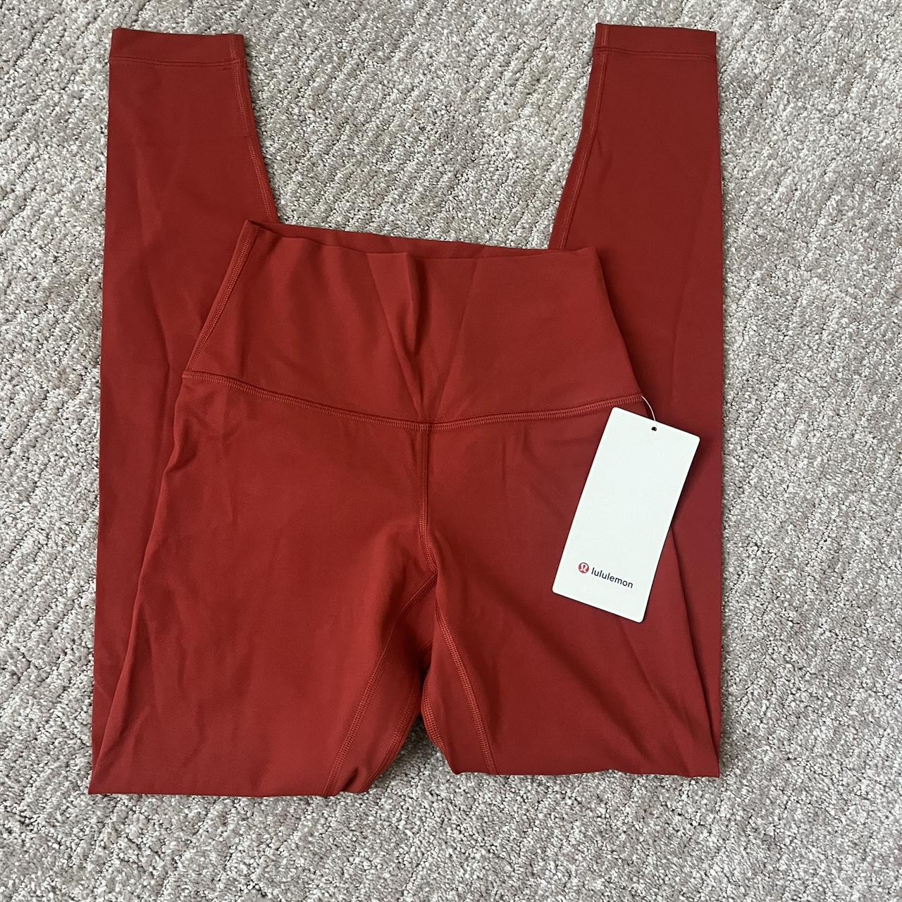 P0 (2) Lululemon Women's Red Leggings - Image 1